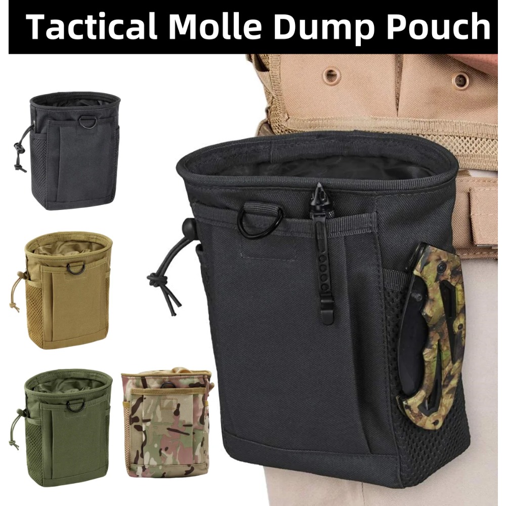 Открытый тактический Molle на шнурке, сумка для дампа журнала, регулируемый универсальный ремень, поясная кобура, сумка для хранения боеприпасов на открытом воздухе