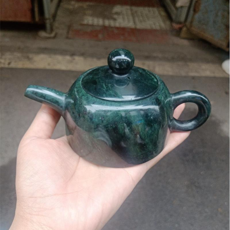 Yao Wangshi tetera para el hogar, tetera de Jade puro, Jade oscuro, té, vino