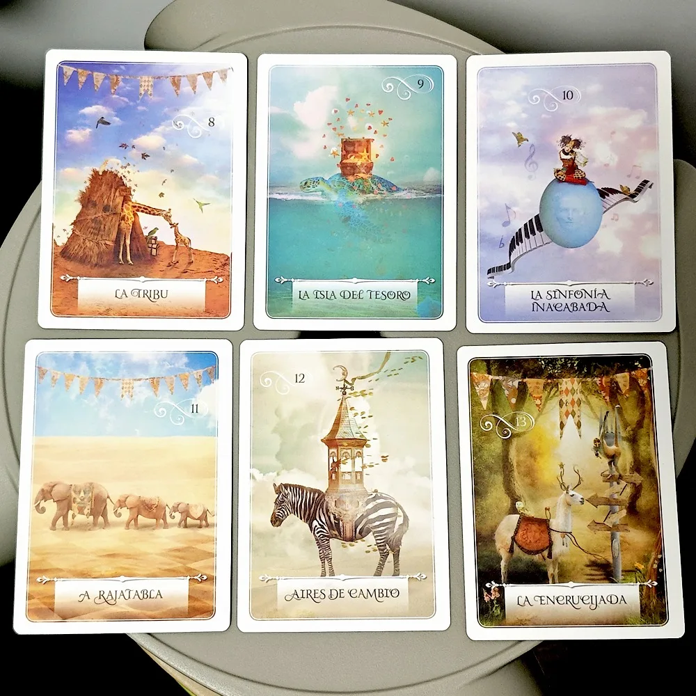 Oracle of Wisdom To Make Decisions In Life 52 Divination Oracle Cards Spanische Ausgabe 10,5 * 7,5 cm