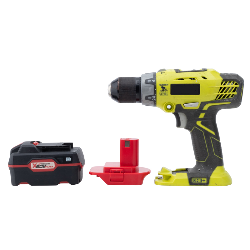 Адаптер для литий-ионных инструментов Ryobi/Bosch/Hitachi 18 В, конвертер для литий-ионного аккумулятора Lidl Parkside X20V, аксессуары для электроинструментов