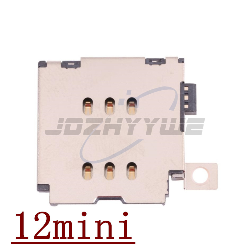 Do iPhone 11 12 Mini Pro Max SE 2020 Pojedyncze podwójne gniazdo karty SiM Uchwyt na tacę Czytnik Gniazdo Elastyczny kabel Części zamienne