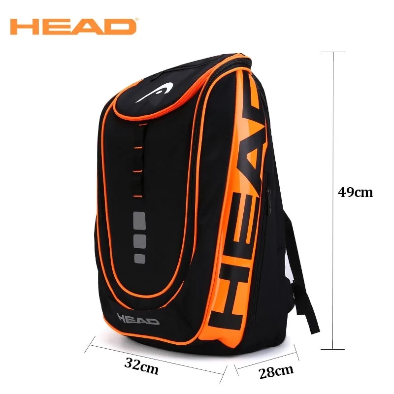 Mochila de Tenis Radical HEAD Original, paquete de 2 raquetas, bolso de hombre, bolso de Tenis, mochila de Padel para mujer