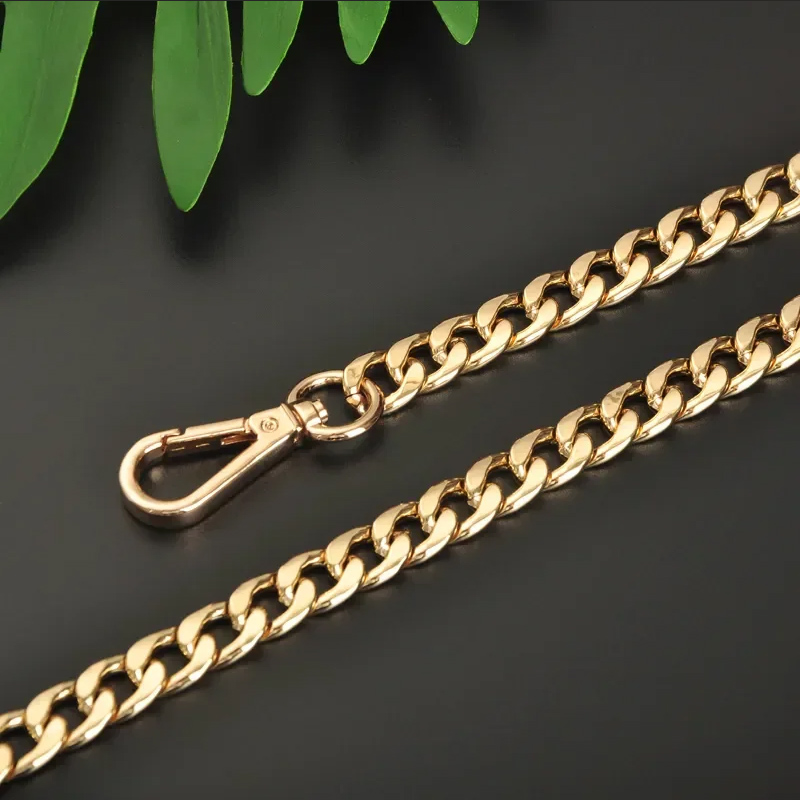Acessórios de corrente de metal crossbody ombro portátil saco de pulso alça de corrente substituição acessórios de bagagem decoração versátil