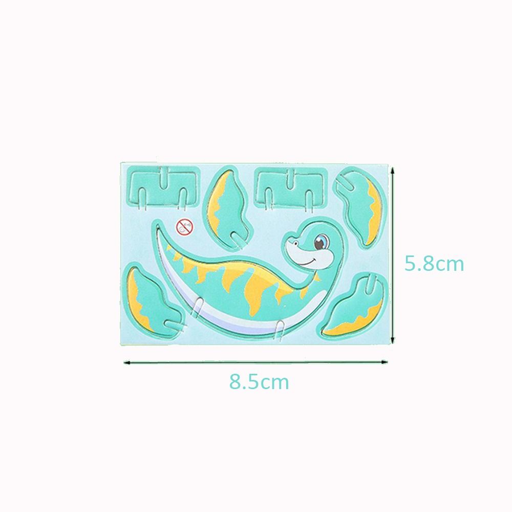 Rompecabezas de papel 3D tridimensional para niños, Mini Panda, juguete educativo de dibujos animados de animales, modelo de rompecabezas DIY, regalo de 10 piezas