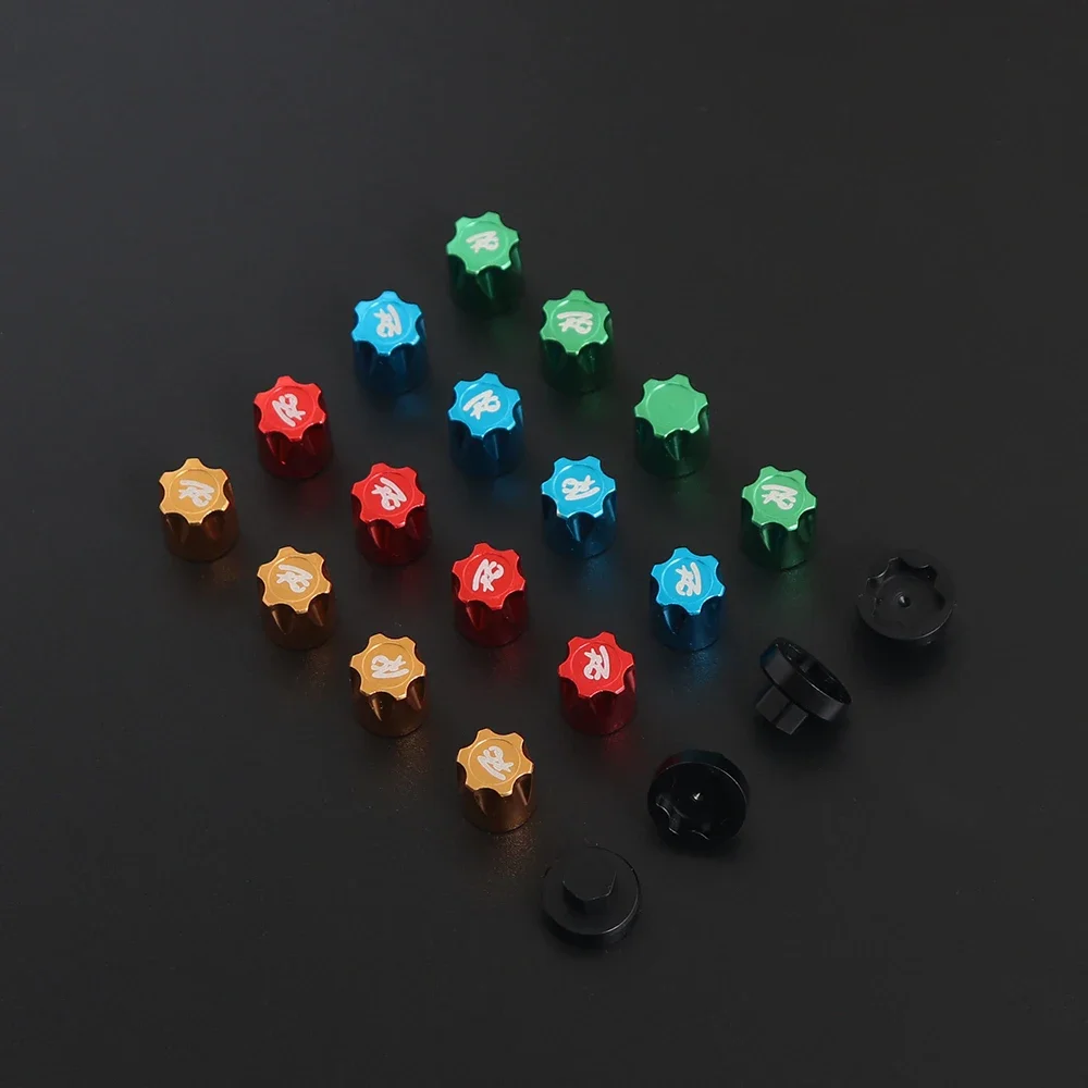 Kim Loại Bánh Trung Tâm Nắp Chống Bụi Tai M4 Hạt 4 Cho 1/10 RC Xe Bánh Xích Xe Trục SCX10 D90 TRX4 TF2 CC01 Capra Nâng Cấp