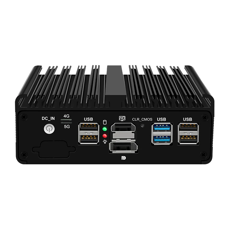 Newest Intel N150 N100 Firewall Soft Router N6000 J6412 Mini Pokect Computer 4x2.5G i226 LAN Fanless Mini PC pfSense PVE ESXi