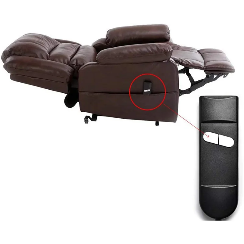 Lift Chair Remote Replacement, 5 Pin 2 Button Power Recliner Remote Replacement Parts for Okin Limoss Pride - Straight