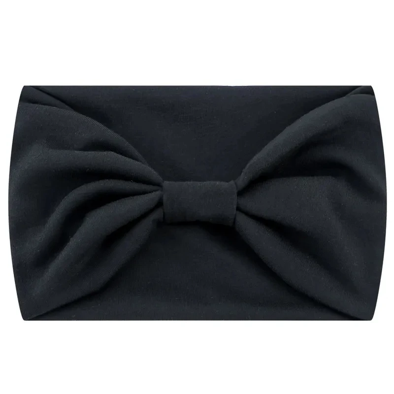 Head Band Women Hair Accessories Solid Wide Headband Bowknot Turbans Wash Face Make-up Hair Band Sports Running Yoga Headbands