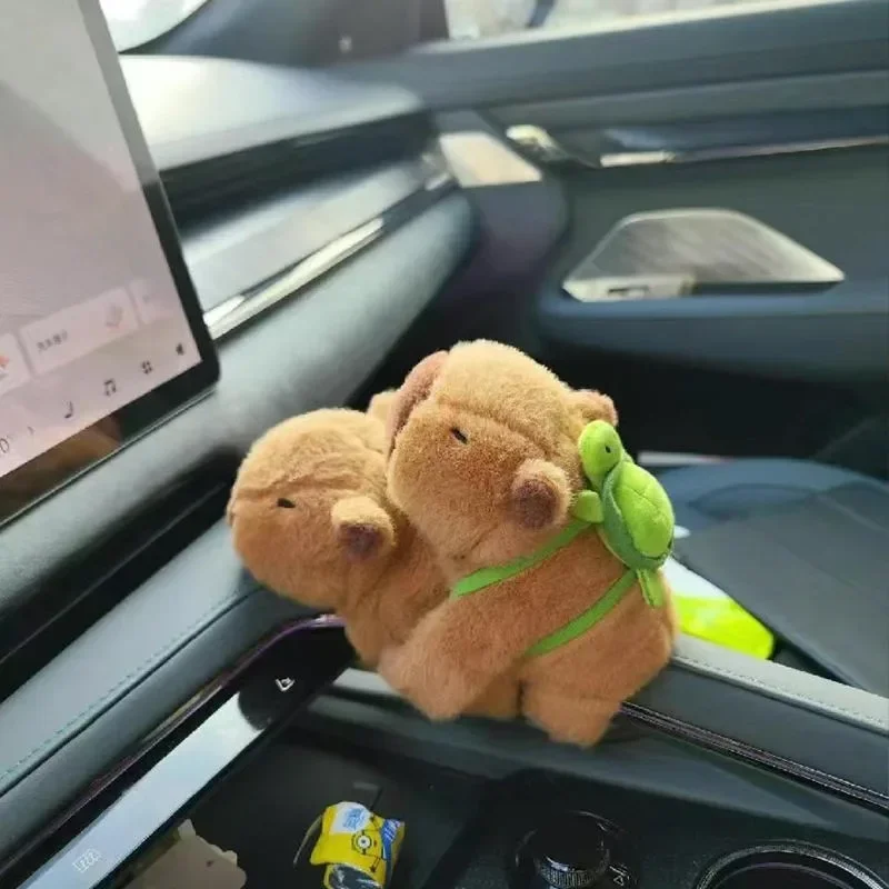 2 ชิ้น Capybara Plush สร้อยข้อมือสัตว์น่ารัก Capybara สายรัดข้อมือ Clap วงกลมนาฬิกาข้อมือของเล่น Kawaii การ์ตูนตุ๊กตาผ้าฝ้ายเด็กของขวัญวันเกิด