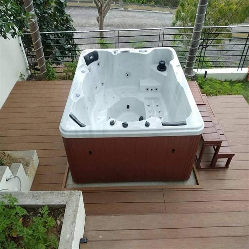 Pisos de patio Piso de baloncesto al aire libre al aire libre Piso de madera Wpc