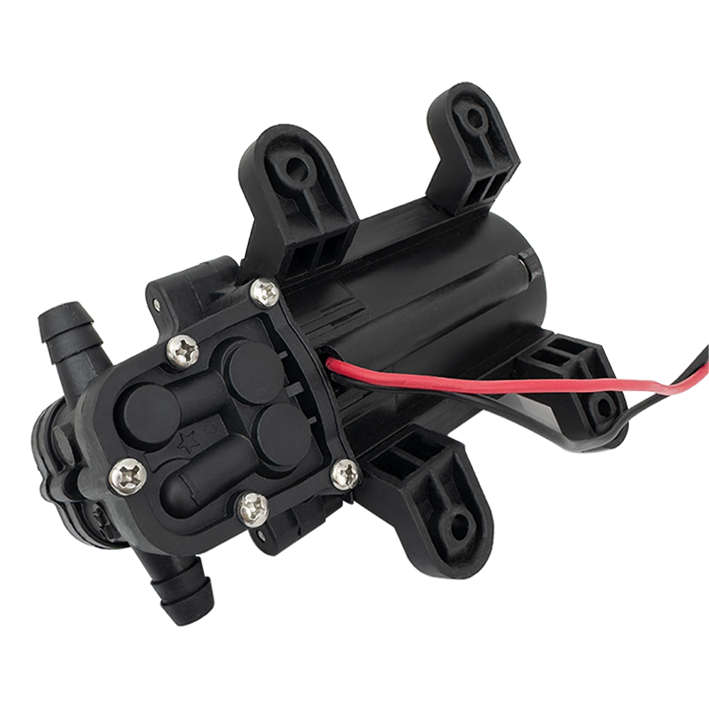 Bomba de água elétrica agrícola, dc 12v 70psi 3.5l/min 0,48mpa, micro pulverizador de água de diafragma de alta pressão preto, lavagem de carro