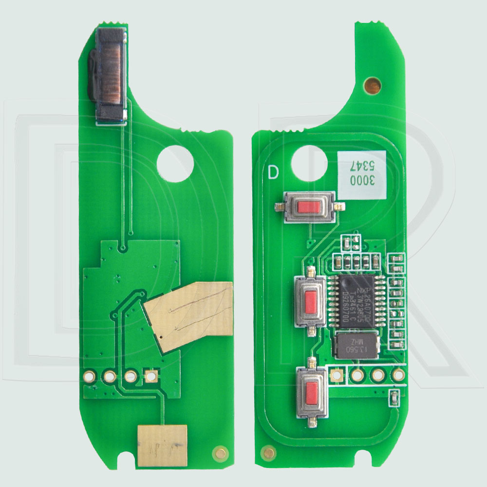 DR ID46 PCF7946 433MHz 車リモートキーフィアットデルファイ 500 パンダプントブラボーマレリ 500L デュカトプジョーボクサーシトロエンジャンパーバン