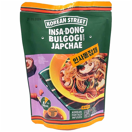 Bulgogi-Torten nudeln mit würziger süßer und salziger Osmaku-Sauce 103g-koreanische Straße