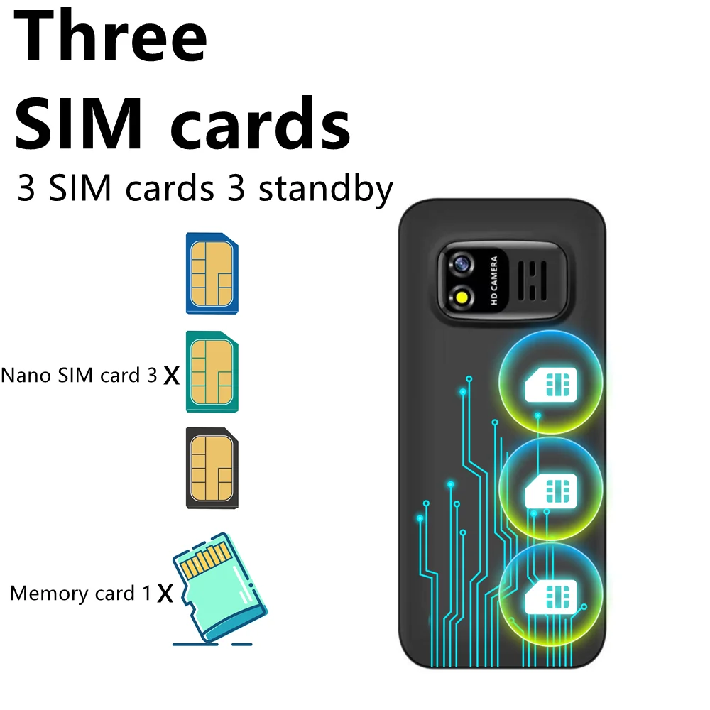 サーボ BM5310 ミニ小型携帯電話 3 SIM カードマジックボイス自動通話レコーダー Bluetooth ダイヤラースピードダイヤル 1.3 "画面携帯電話