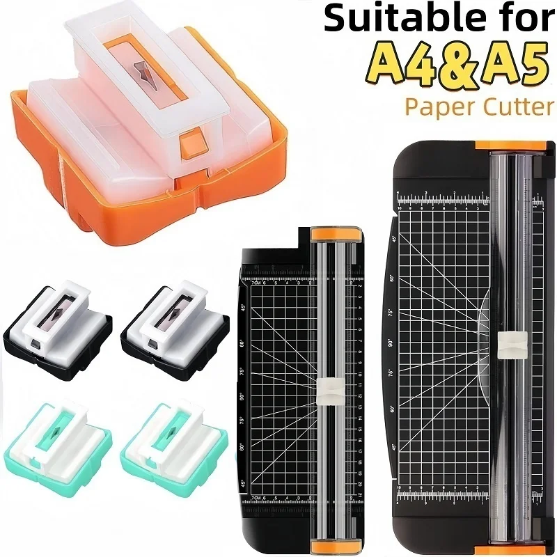 Manual Paper Replacement Blades A4/A5 Trimmer Spare Knife Desktop Cutter Metal Blade for DIY Photo Trimmers Scrapbooking Supply