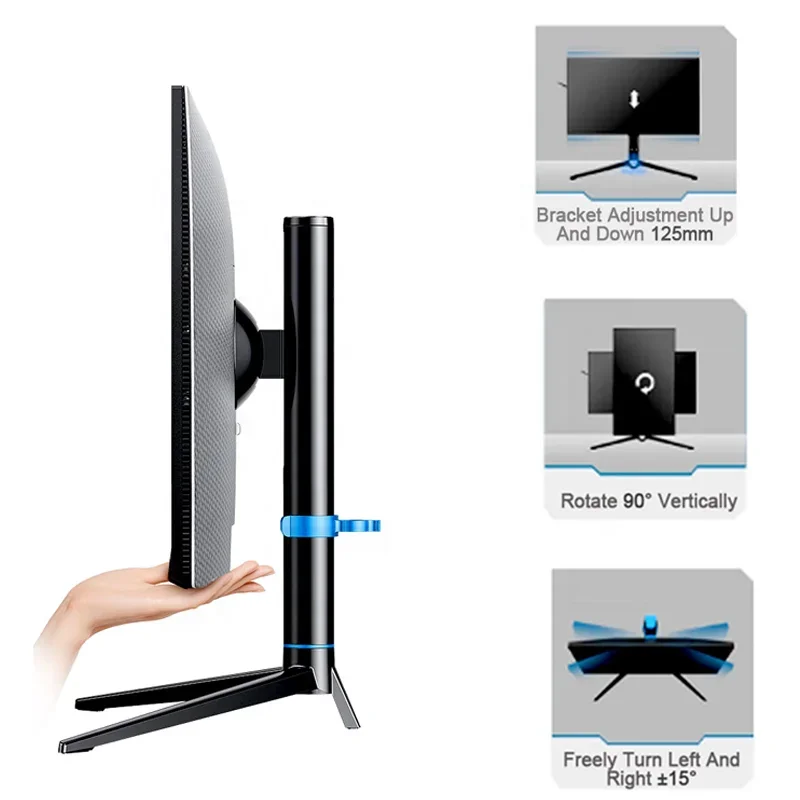 YUNYI OEM AOC Brand All in One PC 24 Inch Core   i7 1260P DDR4 16GB 512GB SSD Computer Set All in One PC with UPS Battery
