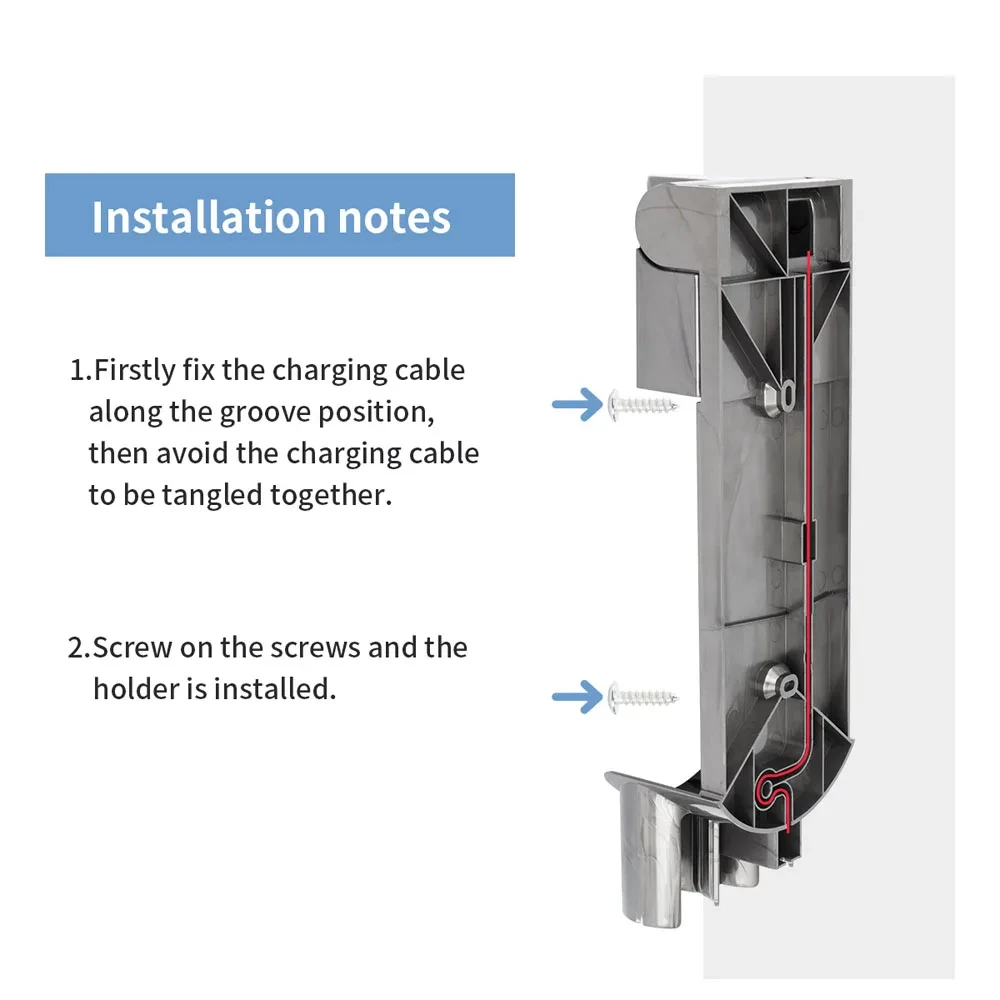 Vacuum Cleaner Docking Station Portable Replacement Accessories Wall Mounted Charger Hanger Base Tool Base Bracket Storage Part