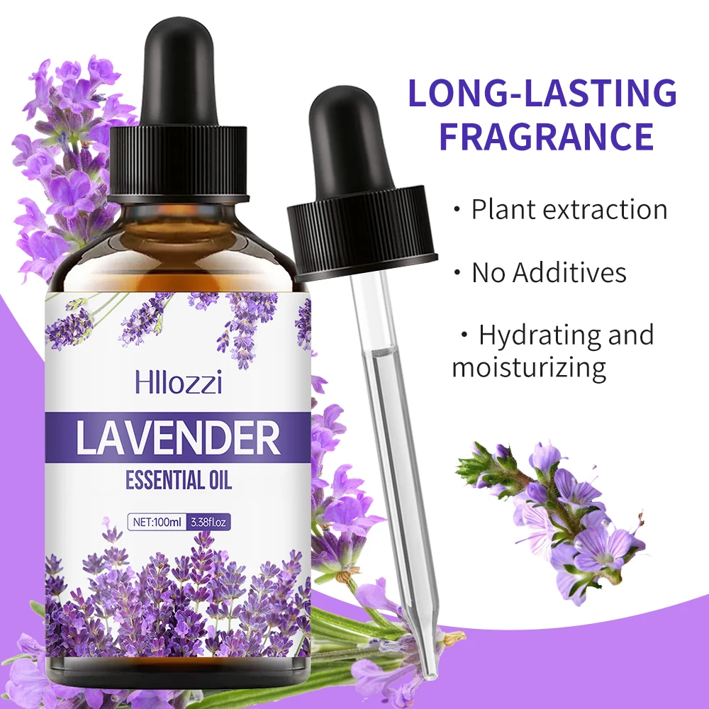 Aceite esencial de lavanda para el cuidado de la piel del cuerpo facial aceite esencial hidratante masaje aceite esencial