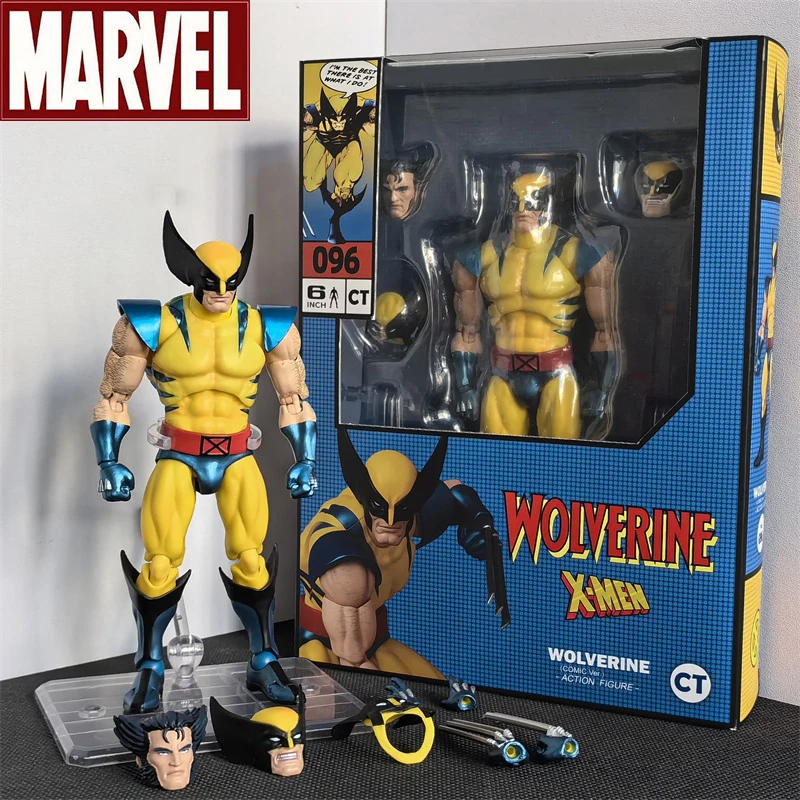 Ct Mafex 096 Wolverine Action Figures Giocattoli Set Statua mobile di alta qualità Modello bambola Ornamenti da collezione Regali di Natale di Halloween