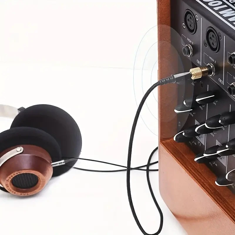 2-pack 6,5 mm tot 3,5 mm en 3,5 mm tot 6,5 mm audioadapterset 1/4 inch tot 1/8 inch en 1/8 inch tot 1/4 inch Geschikt voor hoofdtelefoon