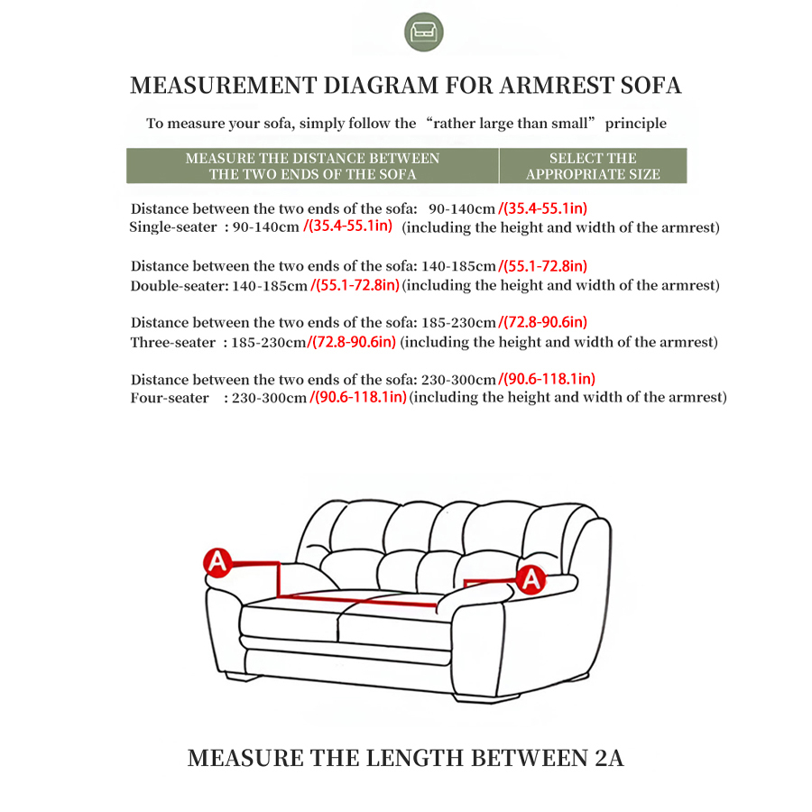 Funda de sofá Jacquard a prueba de polvo, Protector para sala de estar, funda lavable extraíble, 1 ud.