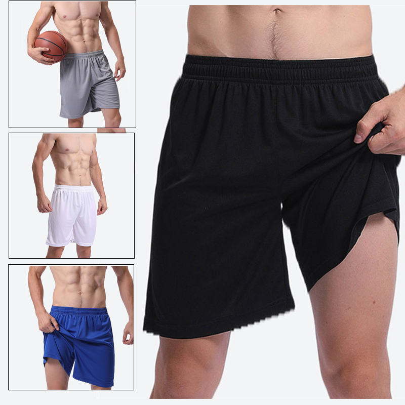 Calções de treinamento de futebol sólido dos homens verão bottoms correndo basquete calções de futebol meninos tênis badminton esportes shorts