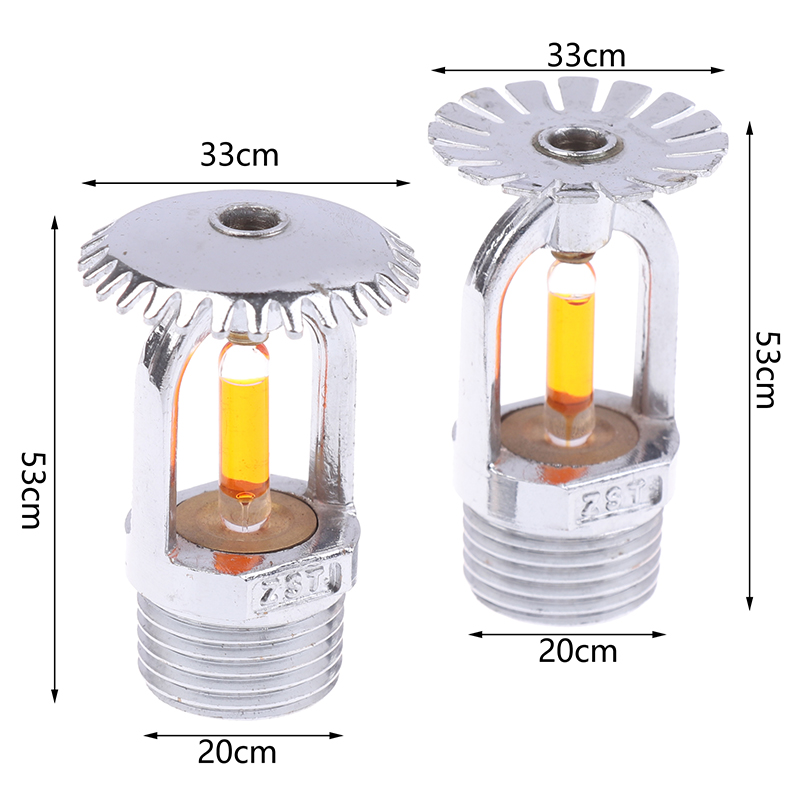 Nuevo Aspersores de 1 pieza, aspersor de fuego oculto lateral, colgante de 57 grados para sistema de extinción de incendios, cabezal de aspersor de protección