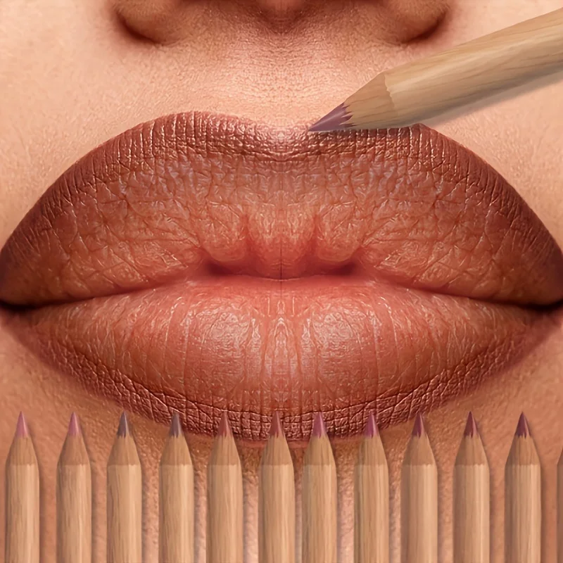 Juego de delineador de labios mate de terciopelo, 6 uds., tonos versátiles de larga duración, maquillaje de labios duradero, lápiz labial de baya, marrón y rosa