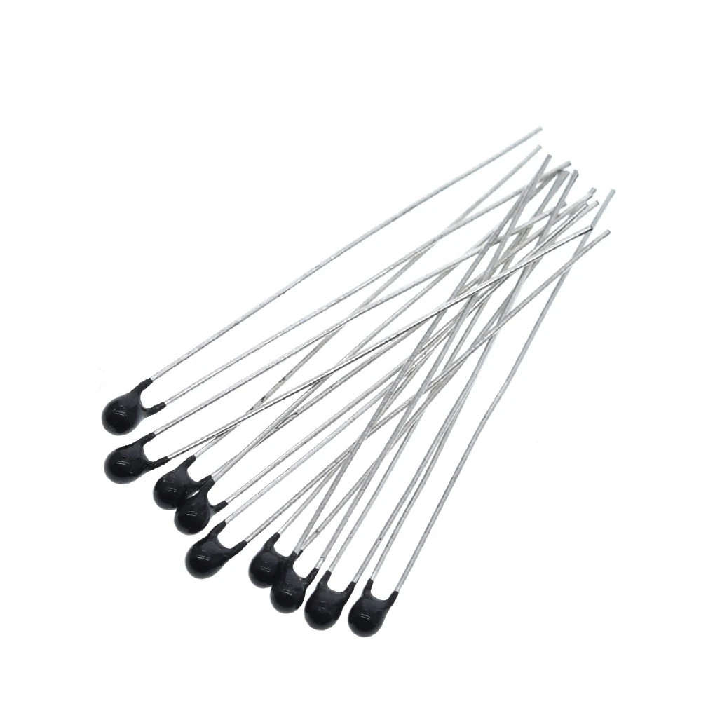 TZT resistencia térmica de Termistor NTC, 10 piezas, MF52, NTC-MF52AT, 1K, 2K, 3K, 4,7 K, 5K, 10K, 20K, 47K, 50K, 100K, 5%, 3950B, 1/2/3/4.7/K Ohm R