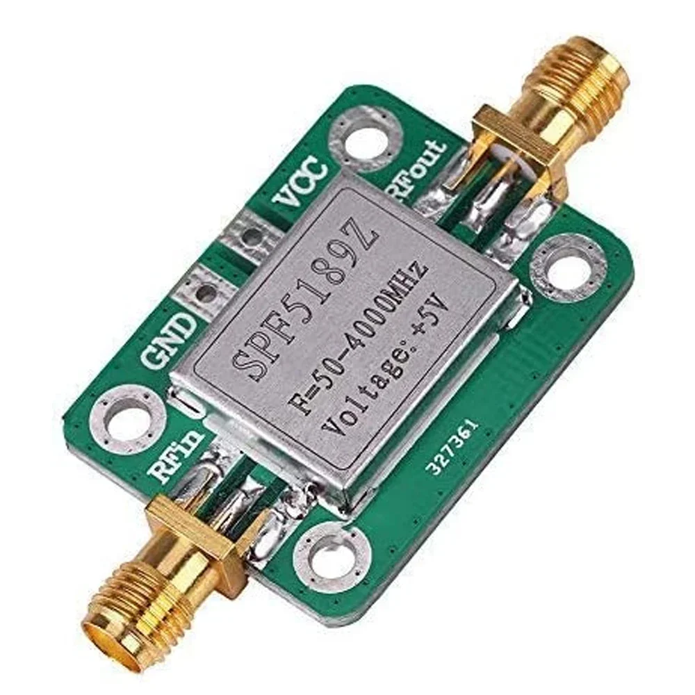 RF-Versterker Met Lage Ruis: Spf5189 Lna Voor 50-4000Mhz/5-6000Mhz, Versterkingsbereik Van 0,6db Tot 20db, Afgeschermde Bordconfiguratie