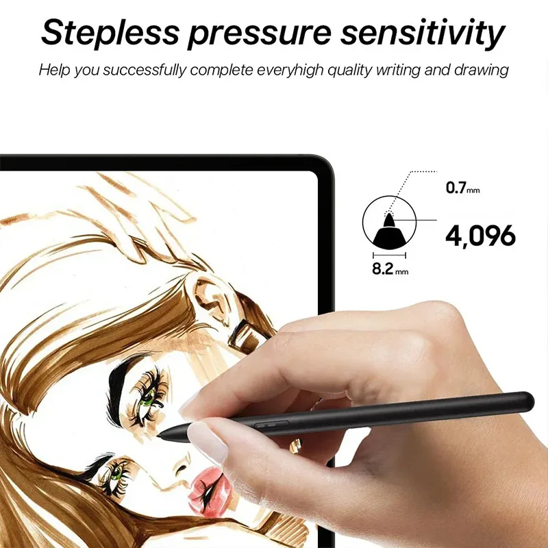 Tablet Pen Stylus Touch Potlood S Pen voor Samsung Galaxy Tablet Tab S8 S9 S9FE S7 FE S6 Lite S7+ S8+ Touch Pen Zonder Bluetooth