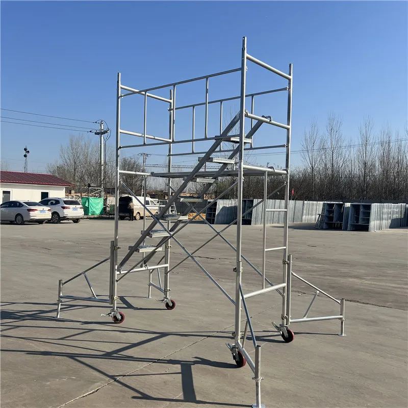 Quadro andaime construção móvel passo portal andaime escada de alumínio resistente h quadro andaime china continental