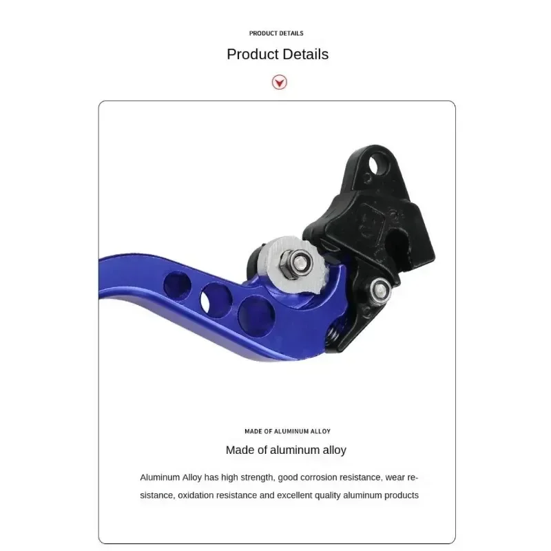 オートバイクラッチドラムブレーキレバー,調整可能なハンドルバーセット,オートバイの改造,CNC,改造部品