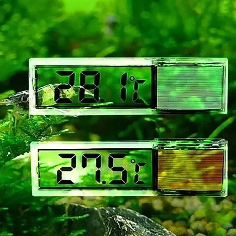 1 stücke Aquarium Thermometer Elektronische LCD Digital Aquarium Temperatur Messung Aquarium Temp Meter Aquarium Zubehör