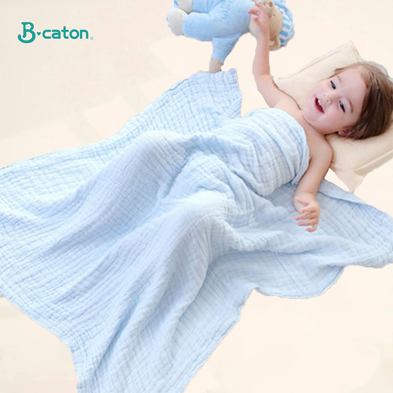 Toalla de baño para bebé, 100% de algodón para niños y niñas, toallas para bebé, manta para albornoz para recién nacido, toallita de gasa de 6 capas, manta infantil