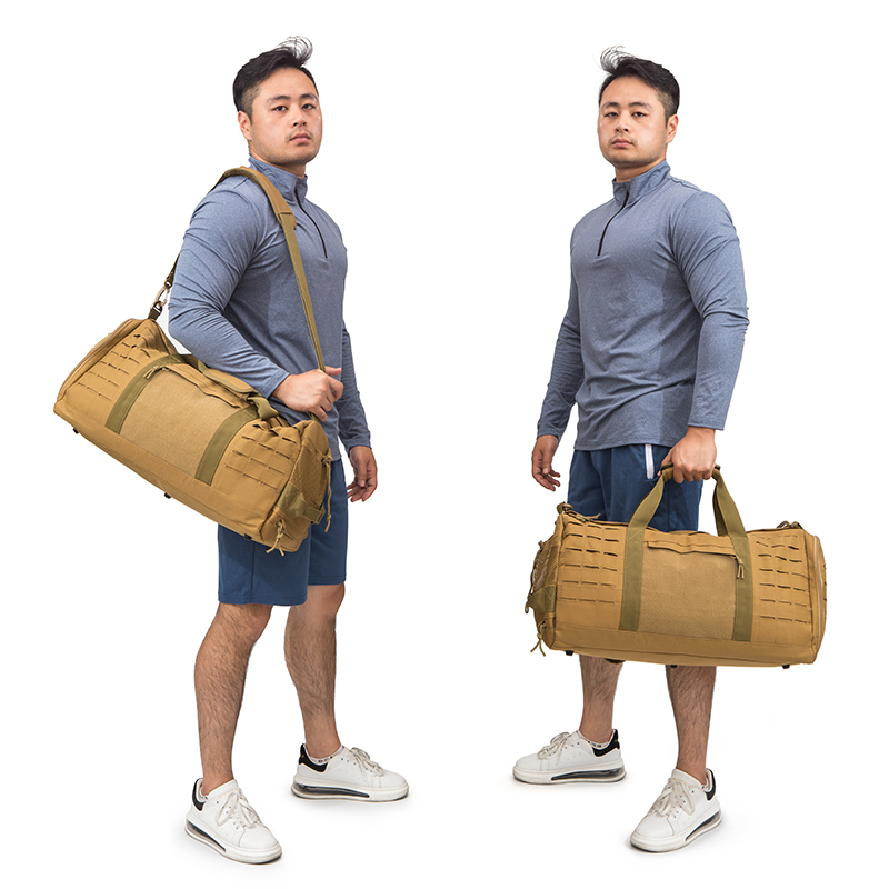 QT & QY tas GYM 40L กีฬายุทธวิธีการเดินทางกระเป๋าดัฟเฟิลสำหรับผู้ชายกระเป๋าออกกำลังกายกระเป๋าฝึกซ้อมบาสเก็ตบอลกระเป๋าวีคเอนเดอร์