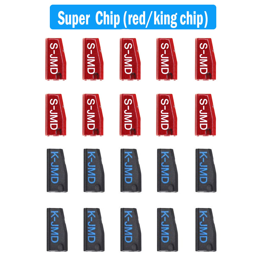 Chip JMD Super Red/King Blue Chip Original práctico bebé multifuncional CBAY Chip de llave de coche reemplazar el Chip JMD 46/4C/4D/G/48