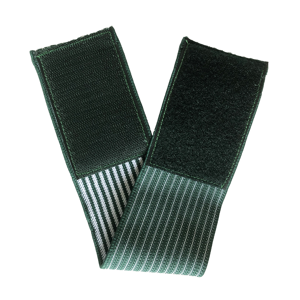 Almohadilla de electrodo de silicona conductora de microcorriente, banda elástica de fijación, tira elástica ajustable para parche Electro EMS, 10 Uds.