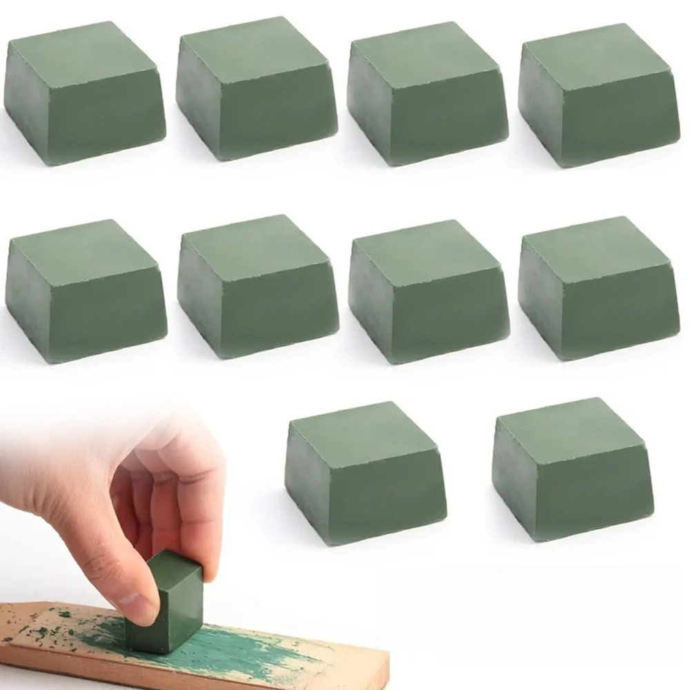 Green Polishing Paste Alumina Fine Abrasive Green Buff Polishing Compound Metal Jewelry Polishing Compound Abrasive Paste Tools