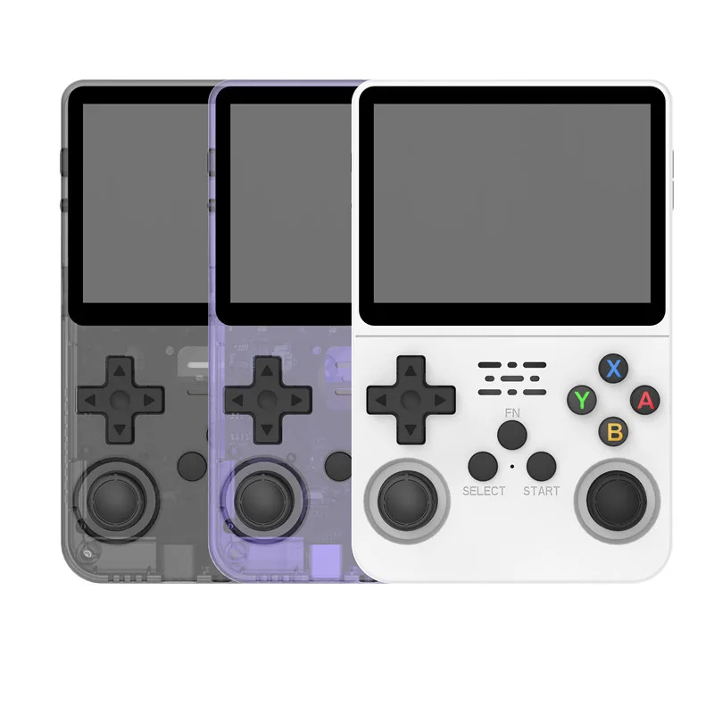 Retro R36S Handheld Video Game Console 3.5 Inch IPS Screen 128GB Preloaded Games Portable Pocket Player with Linux System