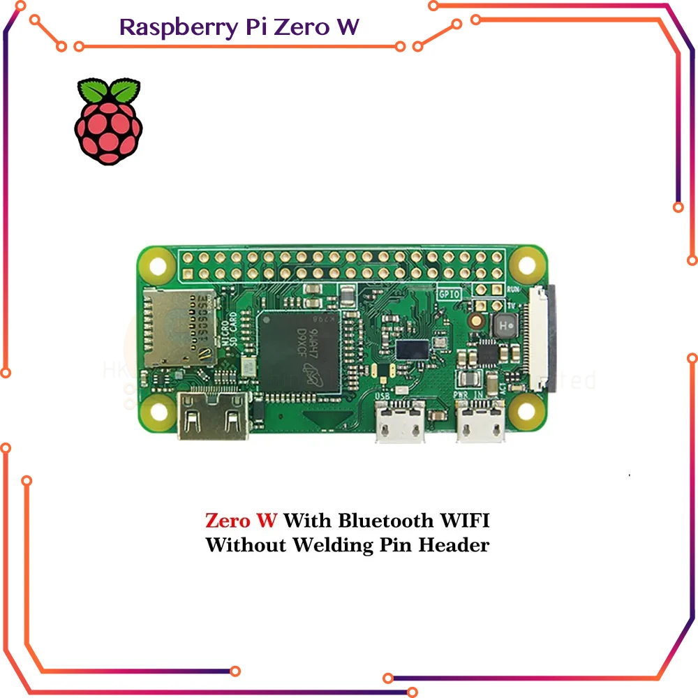 Raspberry Pi Zero 2 Вт / W / WH / 2WH WIFI Bluetooth-плата с процессором 1 ГГц 512 МБ ОЗУ Raspberry Pi Zero Версия 1.3