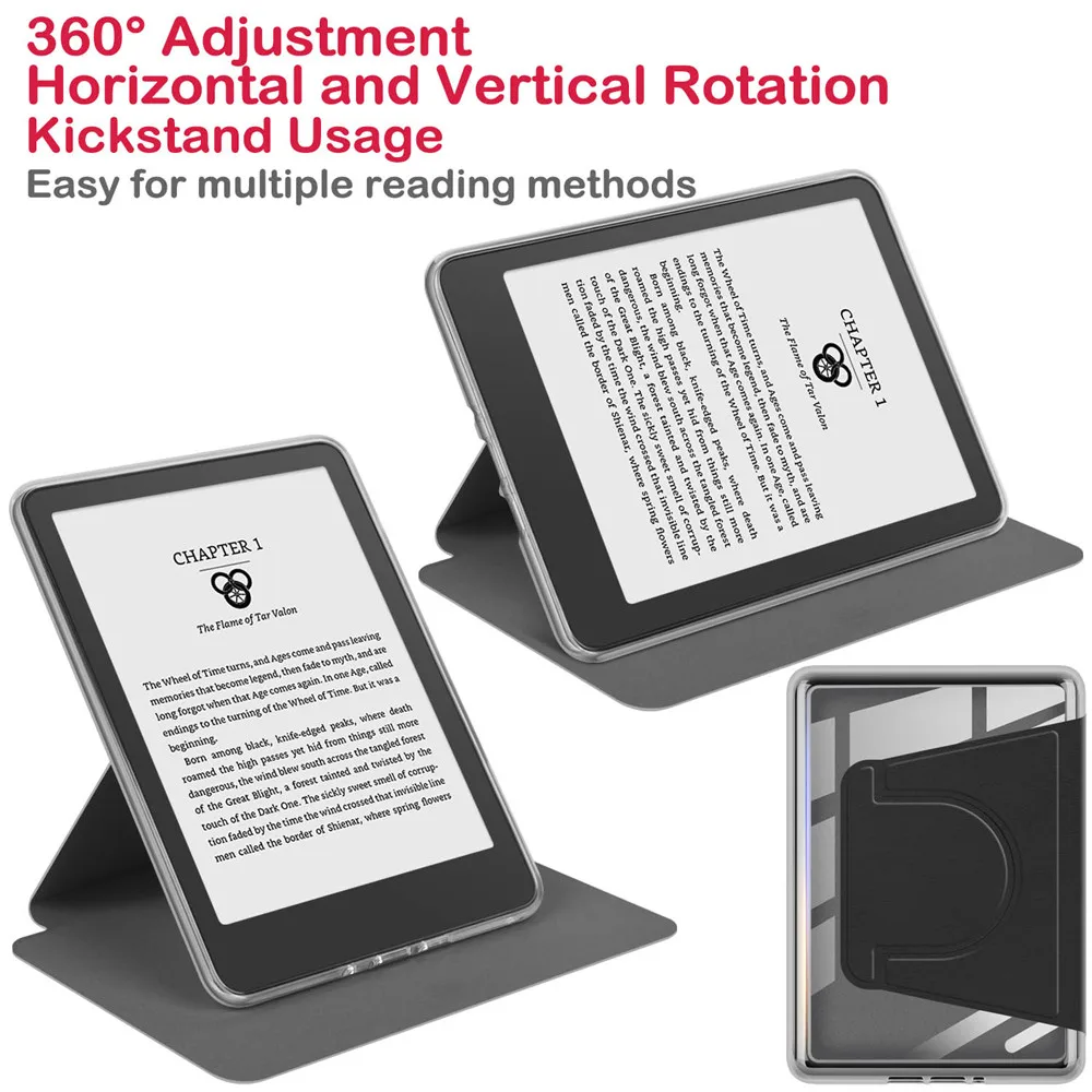 Acrylic Magnetic Bracket Case for Kindle Paperwhite Colorsoft 2024 2022 2021 10th 11th 12th Generation 6 6.8 7 Inch Cover Pouch