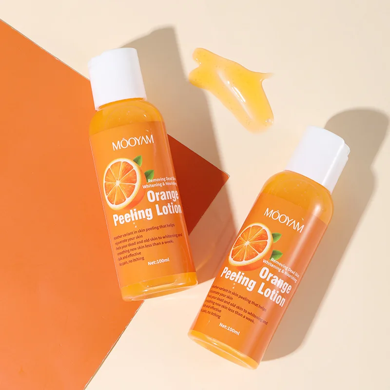 Orange Peeling Lotion Peeling Öl Körperlotion Sanfte Peeling Gel Zerreißbare Ramen Wachs Orange Peeling Lotion Großhandel