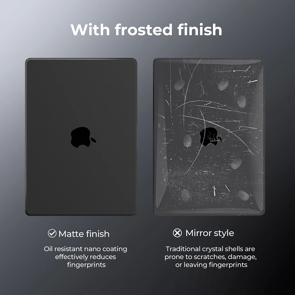 ラップトップケース MacBook Pro 14 インチ M4 2024 リリース Pro 16 M4 2024 カバー MacBook Air 13 M3 M2 チップ超薄型シェルカバー