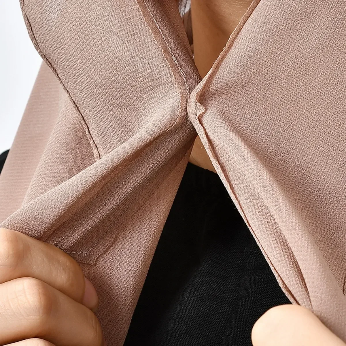 Mais novo hijab instantâneo de chiffon com fivela magnética cor sólida mulher muçulmano hijab cachecol turbante islâmico moda bandana xales