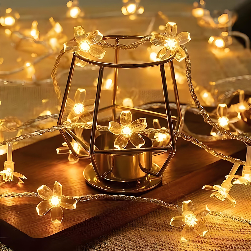 3-10M Warm White Cherry blossom light string led fairy string lights for Wedding Party Indoor garden home Decorations