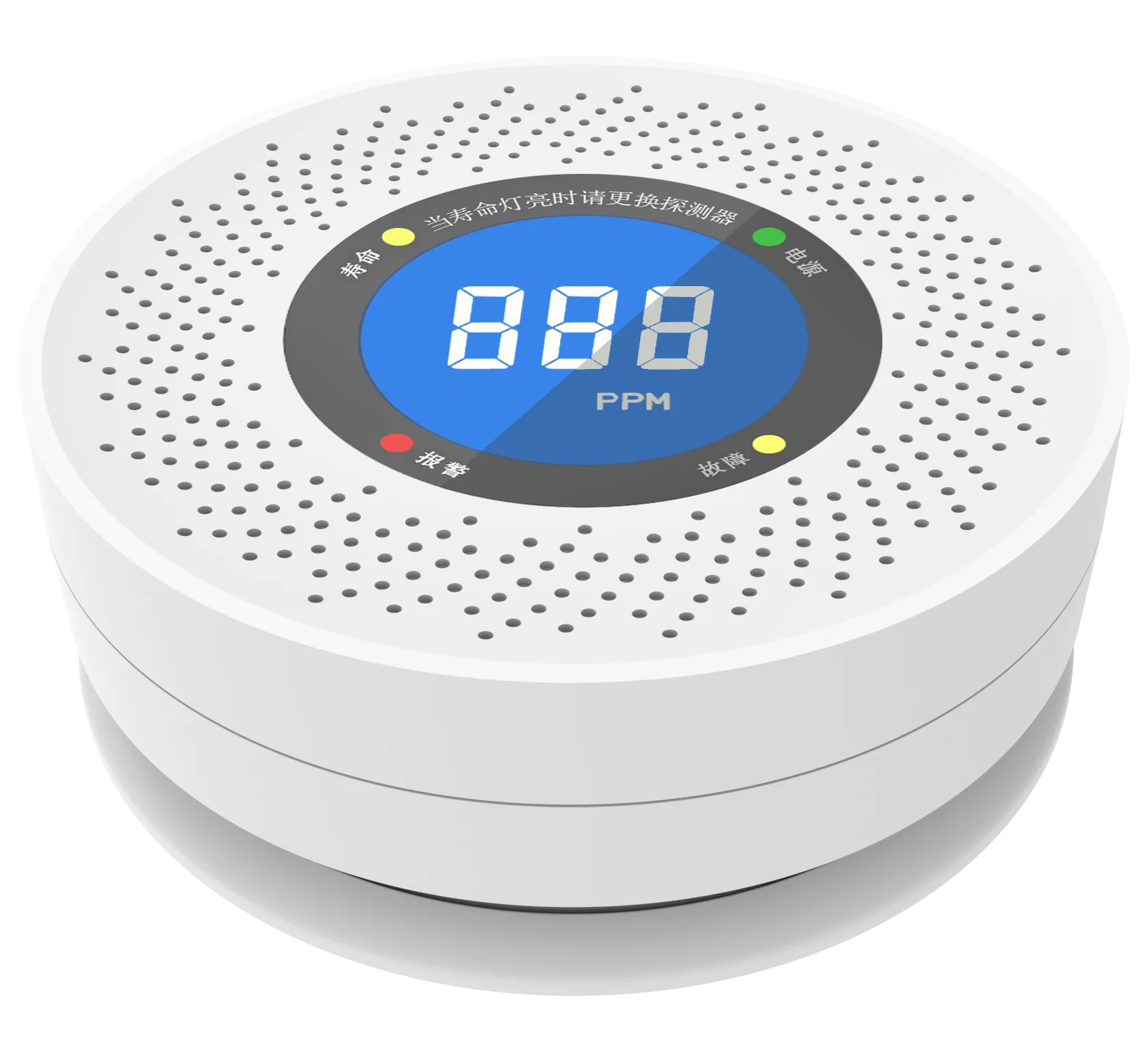 PGST 007 Tuya WiFi Smart Carbon Monoxide Detector Alarm 85dB Sound Warning LCD Digital Display Home Indoor CO Poisoning Siren