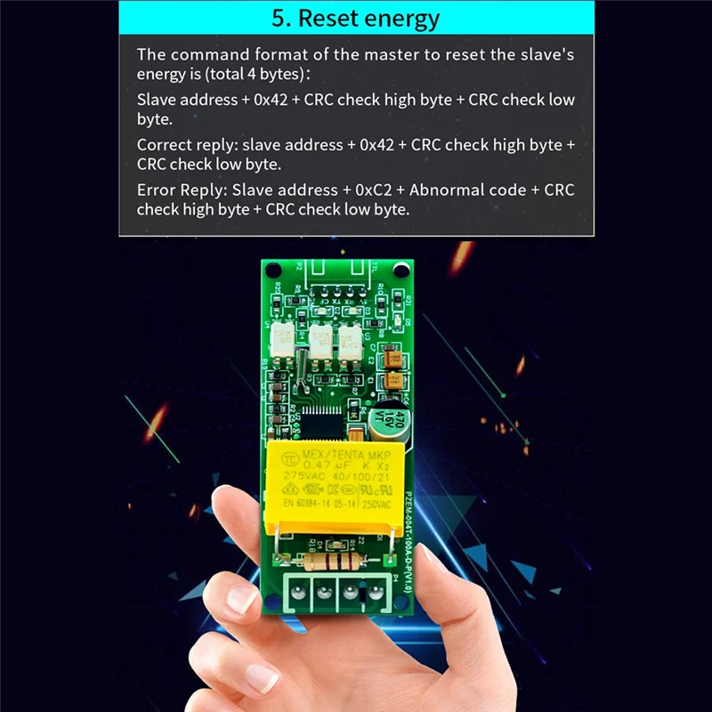 N82R 100A PZEM 004T versión 3,0 vatímetro + cierre CT Kwh medidor voltios amperios módulo de prueba de corriente para Arduino TTL COM2/COM3/COM4