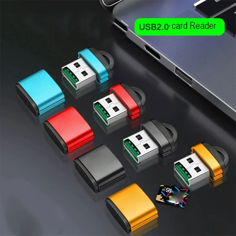 USB 2.0 SD TF Card Reader Portable Mini Mobile Phone SIM Memory High Speed Adapter For Computer Laptop Notebooks Flash Drive
