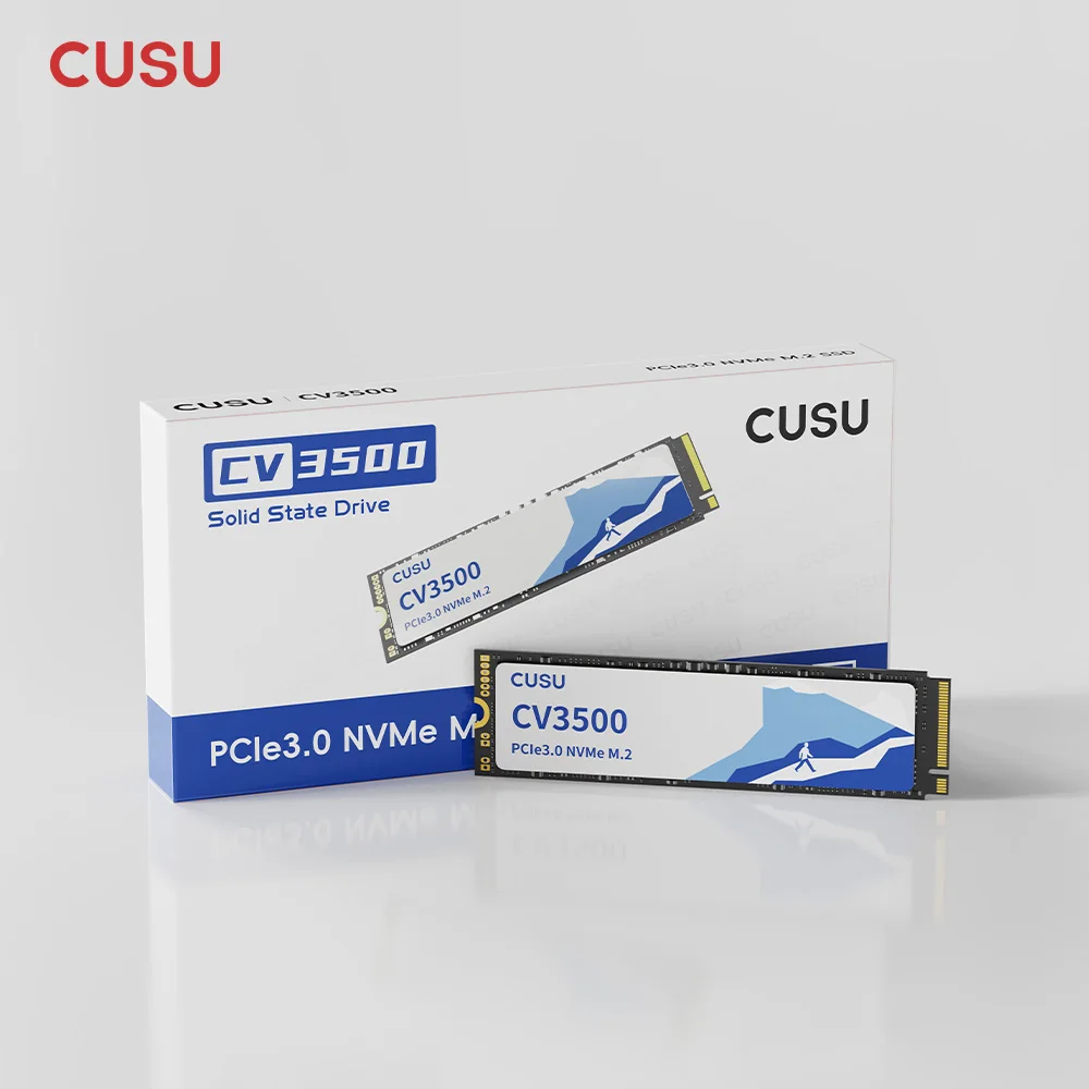 CUSU M2 SSD 256GB 512GB 1TB 2TB SSD NVMe PCIe3.0x4 M.2 2280 TLC Unidad de estado sólido interna para computadora portátil de escritorio